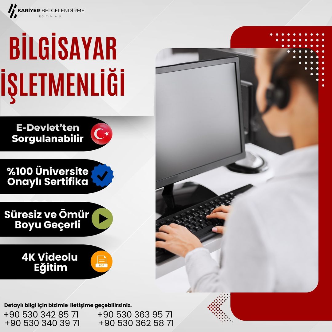 BİLGİSAYAR İŞLETMENLİĞİ (OPERATÖRLÜĞÜ) EĞİTİMİ