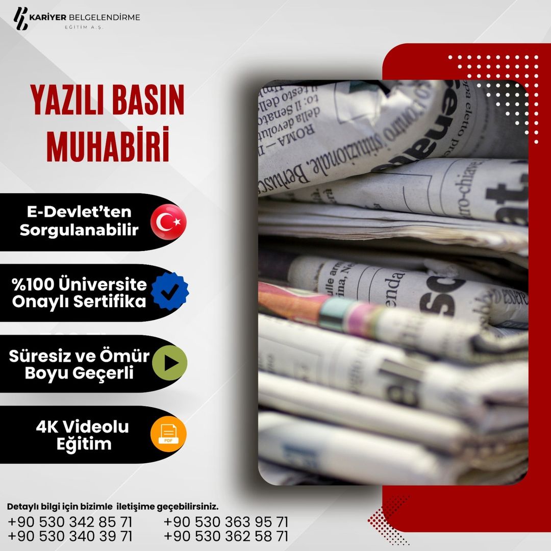 YAZILI BASIN MUHABİRİ EĞİTİMİ