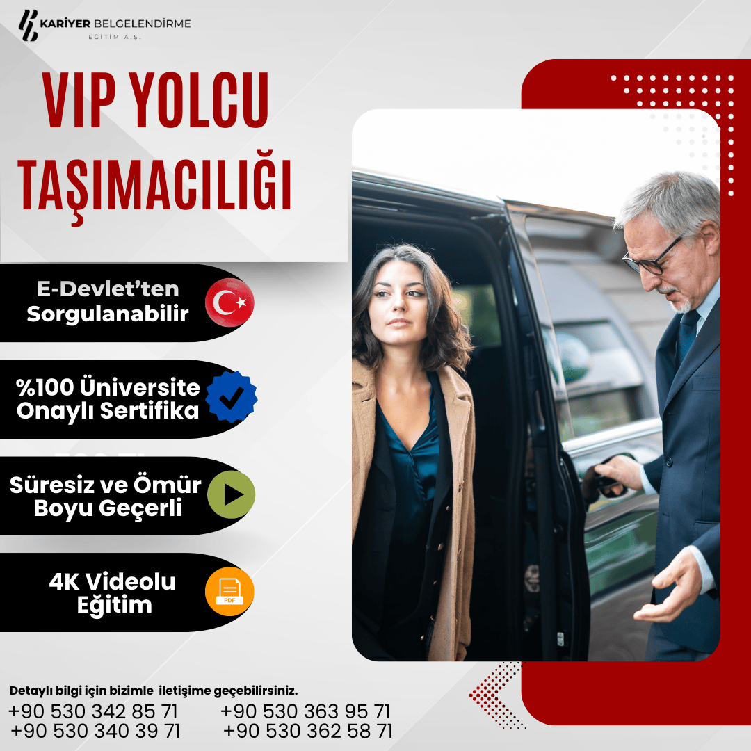 VIP YOLCU TAŞIMACILIĞI EĞİTİMİ