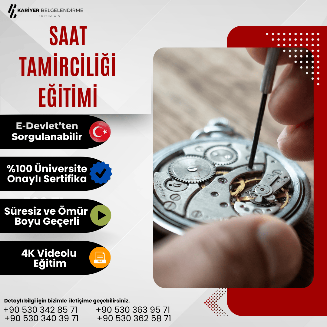 SAAT TAMİRCİLİĞİ EĞİTİMİ