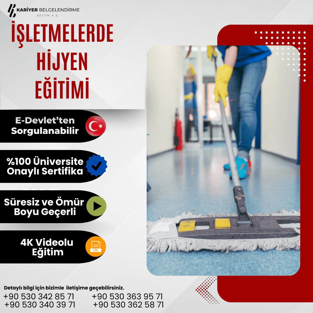 İŞLETMELERDE HİJYEN EĞİTİMİ