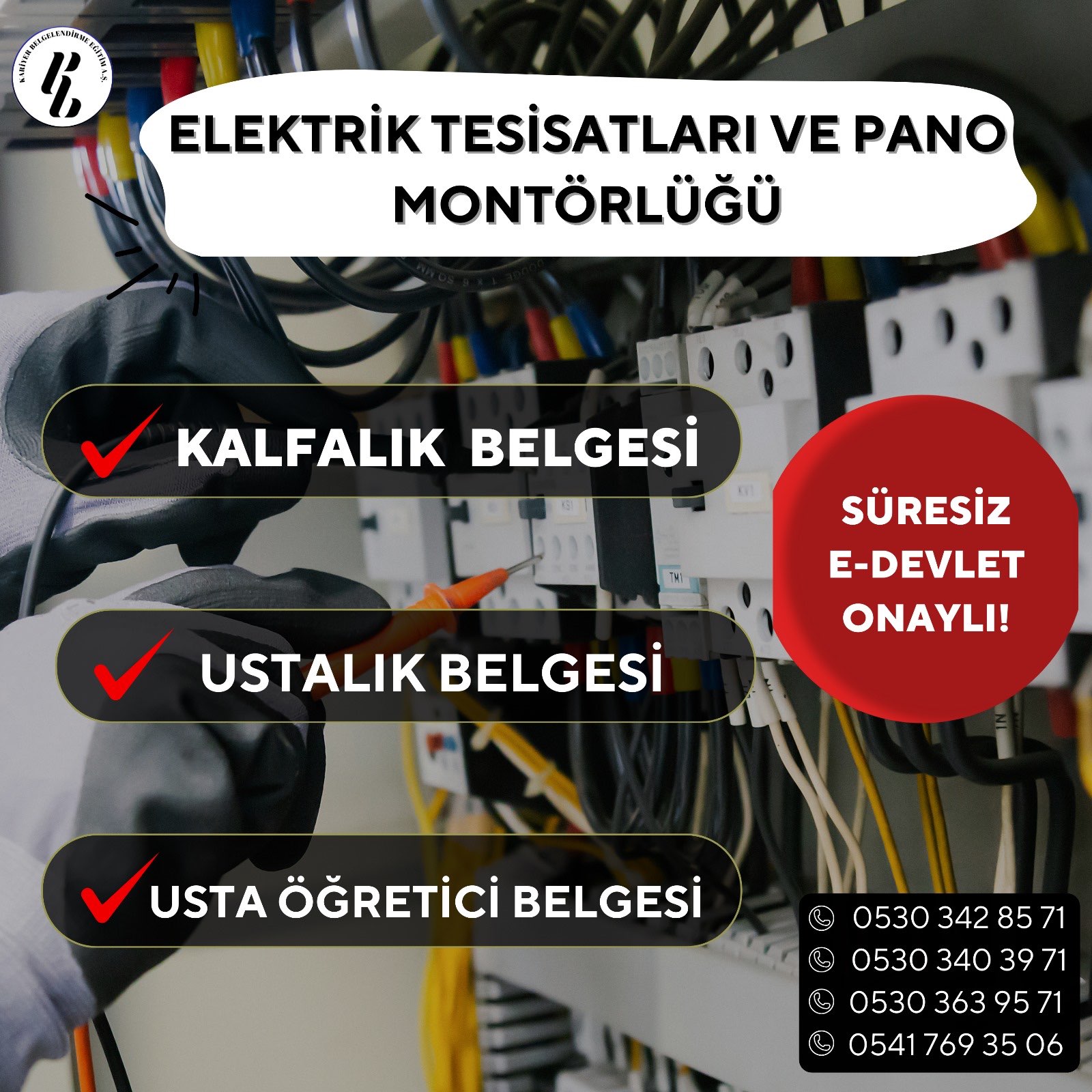 ELEKTRİK TESİSATLARI VE PANO MONTÖRLÜĞÜ