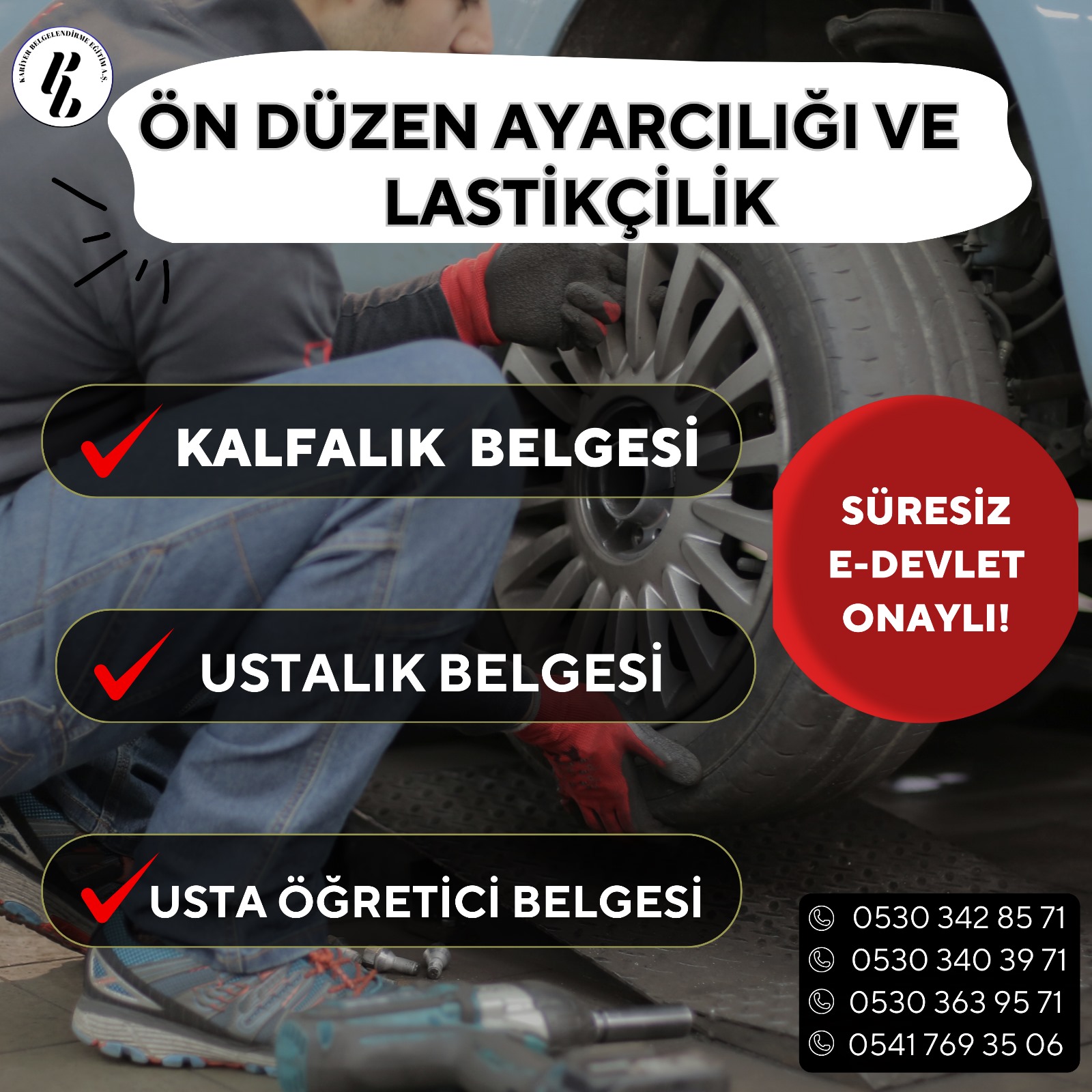 ÖN DÜZEN AYARCILIĞI VE LASTİKÇİLİK